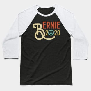 Vintage Bernie 2020 Peace Bernie Sanders Peace Symble Outfit Baseball T-Shirt